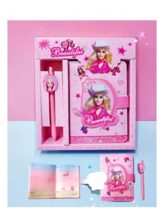 Barbie Cute Kawaii Planner + Ballpoint Pen Stationery Set,   School & Office Supplies - Image 4